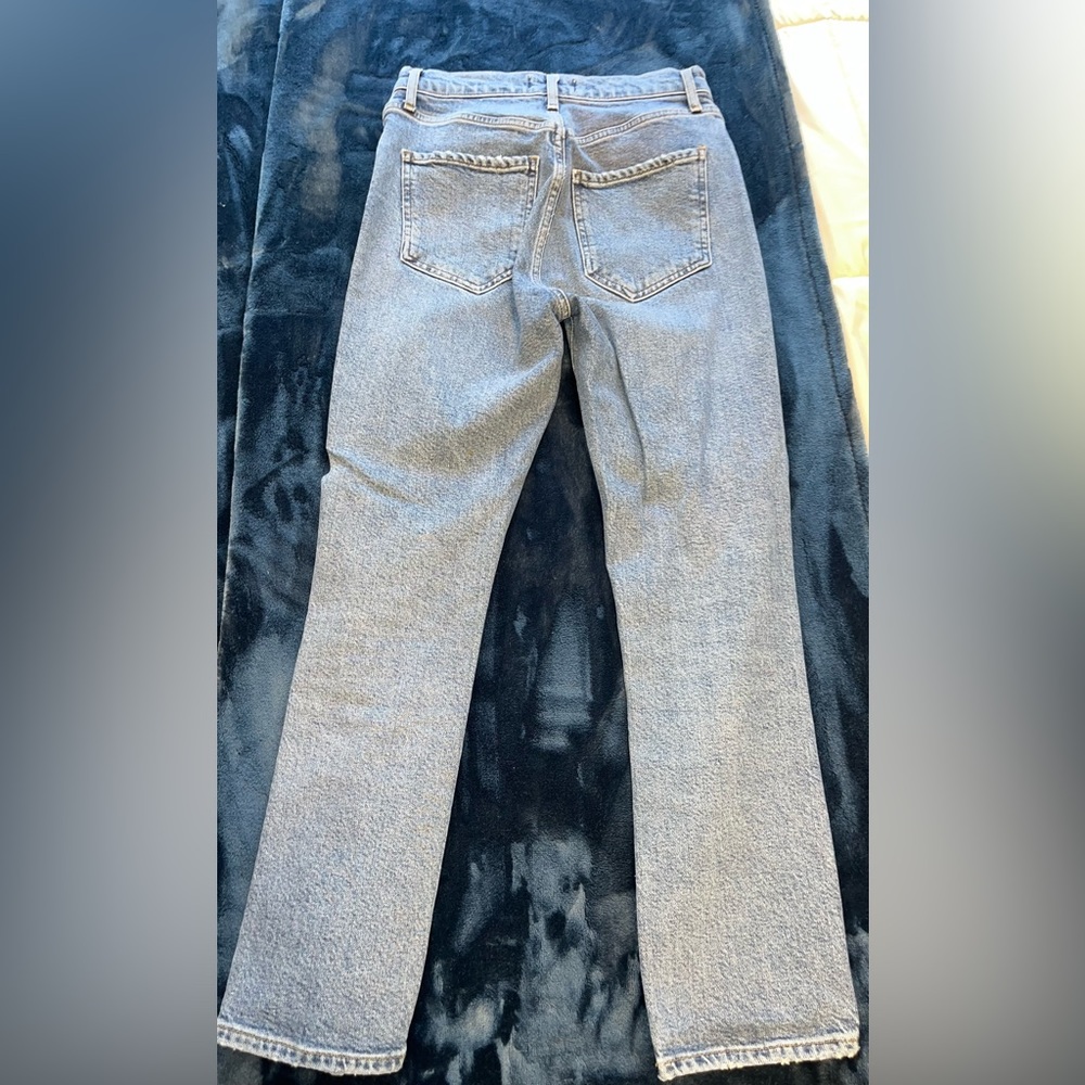 Agolde Riley High Rise Straight Crop Jeans - Picture 3 of 6